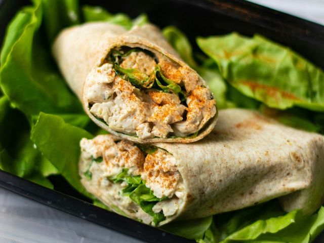 Wrap integral de frango
